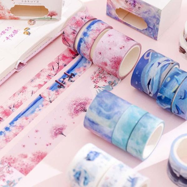 3 rolls/pack whale decorative paper stickers tape set stationery decor kawaii scrapbooking stickers
3 rolls/pack whale decorative paper stickers tape set stationery decor kawaii scrapbooking stickers