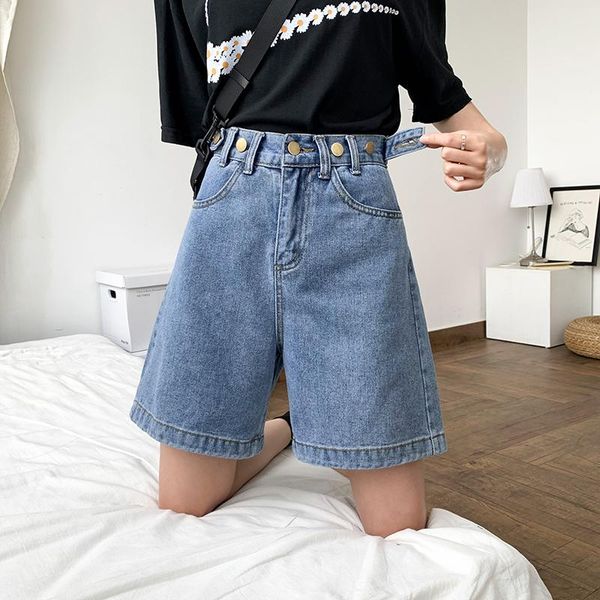 women's jeans large size denim shorts women 2021 high-waisted thin summer loose wide-legged five-legged pants, Blue
women's jeans large size denim shorts women 2021 high-waisted thin summer loose wide-legged five-legged pants, Blue