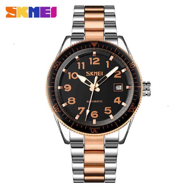 men mechanical automatic clock business date time human s lightning skmei reloj hombre new, Slivery;brown
men mechanical automatic clock business date time human s lightning skmei reloj hombre new, Slivery;brown