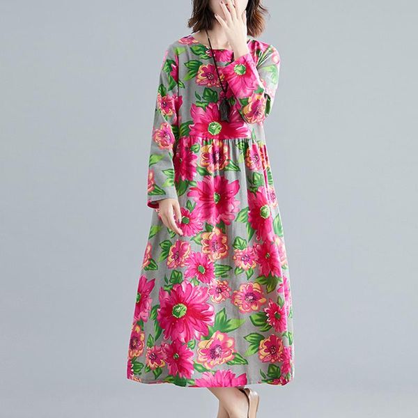 casual dresses nice winter tide women vintage printed dress spring autumn korean long sleeve fashion leisure jobs fa, Black;gray
casual dresses nice winter tide women vintage printed dress spring autumn korean long sleeve fashion leisure jobs fa, Black;gray