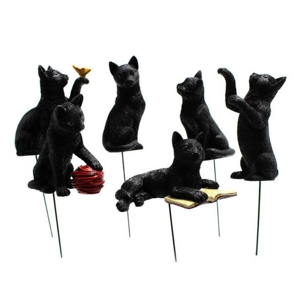 garden decorations 6pcs luminous black cat suit ornaments resin simulation animal micro landscape
garden decorations 6pcs luminous black cat suit ornaments resin simulation animal micro landscape