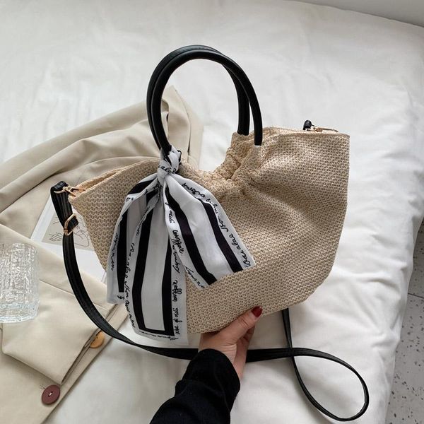 evening bags hand-woven women's shoulder handbag bohemian 2021 summer straw beach tote bag travel shopper weaving shopping cross body 
evening bags hand-woven women's shoulder handbag bohemian 2021 summer straw beach tote bag travel shopper weaving shopping cross body
