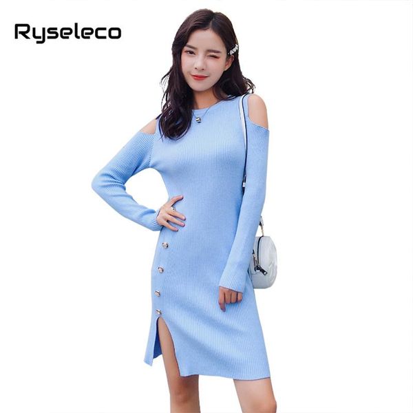 casual dresses women slim bodycon knitted sweater female fashion cold shoulder long sleeve button slits mini basic tunic dress, Black;gray
casual dresses women slim bodycon knitted sweater female fashion cold shoulder long sleeve button slits mini basic tunic dress, Black;gray