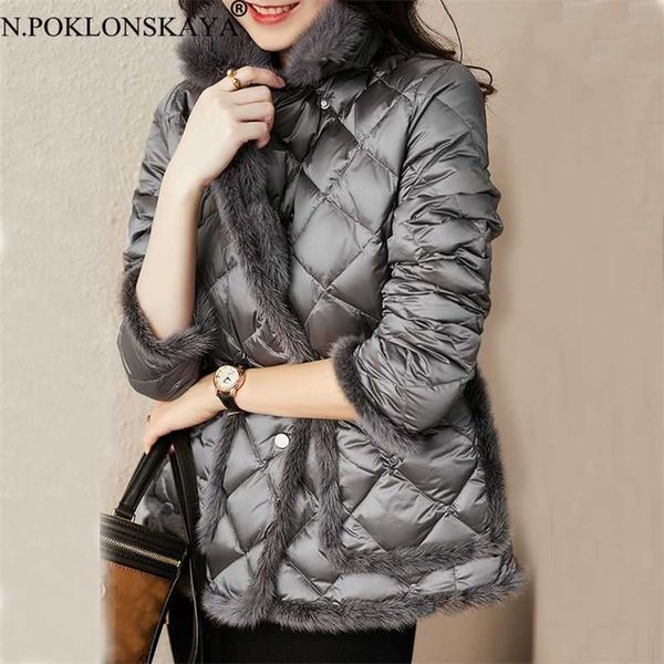 winter women's plus size padded coats fashion cotton-padded clothes faux mink hair patchwork warm parkas jackets woman 211215, Black
winter women's plus size padded coats fashion cotton-padded clothes faux mink hair patchwork warm parkas jackets woman 211215, Black