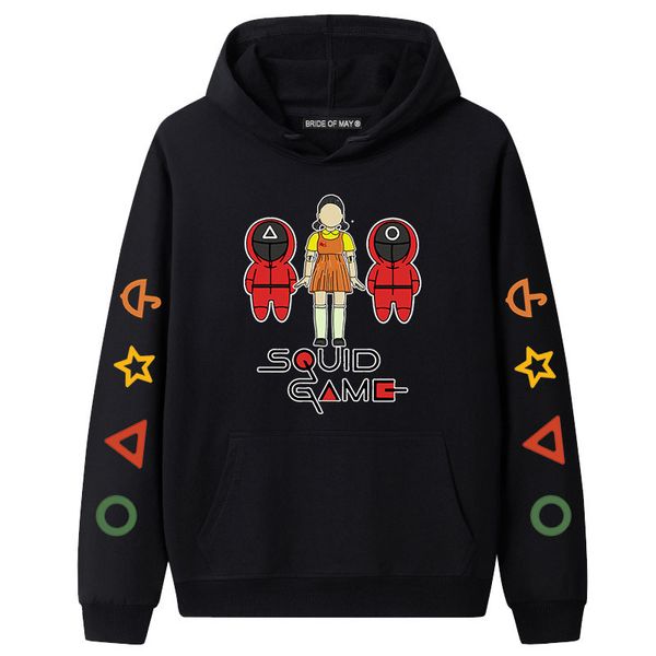 women's hoodies & sweatshirts game of calamari hoodie 456 sweatshirt 067 cotton jacket velo casual cloth streetwear pullover game outfi, Black
women's hoodies & sweatshirts game of calamari hoodie 456 sweatshirt 067 cotton jacket velo casual cloth streetwear pullover game outfi, Black