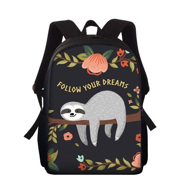 school bags animal sloth print for teen girls kids casual backpack junior primary bookbags children cute schoolbag
school bags animal sloth print for teen girls kids casual backpack junior primary bookbags children cute schoolbag