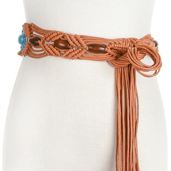 belts 2021 style rope vintage handmade knitted designer gift for dress with beaded wide waistband belt bl322, Black;brown
belts 2021 style rope vintage handmade knitted designer gift for dress with beaded wide waistband belt bl322, Black;brown