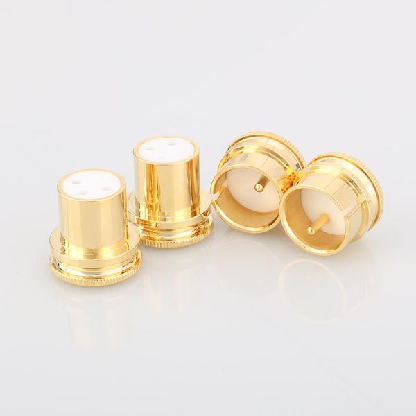 smart power plugs noise ser gold plated copper xlr plug caps 1 pair male+female hifi audio protective
smart power plugs noise ser gold plated copper xlr plug caps 1 pair male+female hifi audio protective
