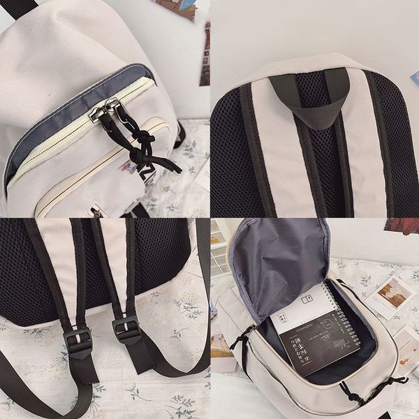 women backpack for teenage girls school bags pink nylon solid back pack female cute badge pendant
women backpack for teenage girls school bags pink nylon solid back pack female cute badge pendant