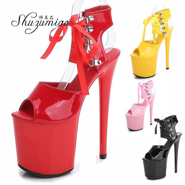 sandals shuzumiao shoes woman platform summer 2021 gladiato pink heels 20cm high metal decoration stripper, Black
sandals shuzumiao shoes woman platform summer 2021 gladiato pink heels 20cm high metal decoration stripper, Black