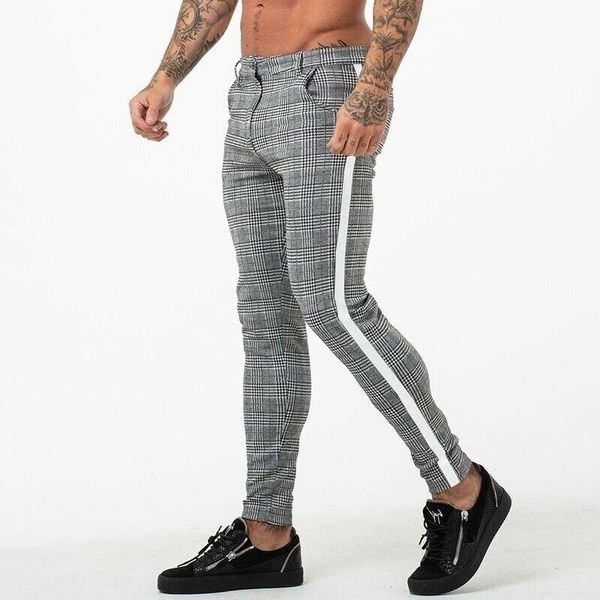 men's pants hirigin mens grid casual slim fit skinny stripe high waist jogging long trousers, Black
men's pants hirigin mens grid casual slim fit skinny stripe high waist jogging long trousers, Black