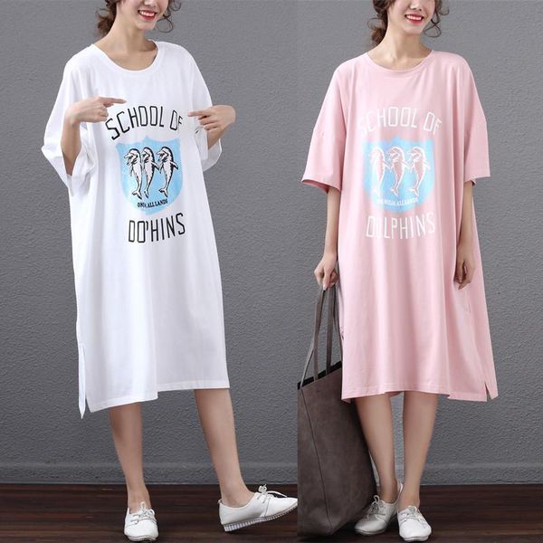 2021 summer new arrival loose female t-shirt korean casual wild long pattern print cotton white t-shirt plus size
2021 summer new arrival loose female t-shirt korean casual wild long pattern print cotton white t-shirt plus size