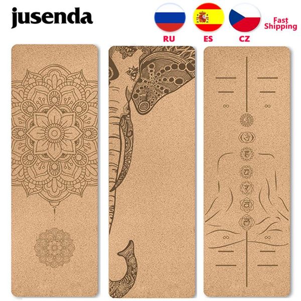 yoga mats jusenda 5mm natural cork tpe mat 183*61cm fitness gym pilates pad training exercise sport with position body line
yoga mats jusenda 5mm natural cork tpe mat 183*61cm fitness gym pilates pad training exercise sport with position body line