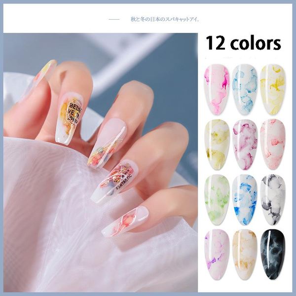 nail art kits 12 color blending liquid gradient ink polish marble pattern transparent water dyeing smoke bubble
nail art kits 12 color blending liquid gradient ink polish marble pattern transparent water dyeing smoke bubble