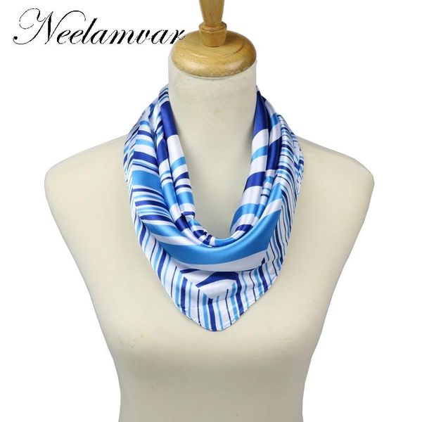 scarves office ladies women mini silk scarf satin square neckerchief neck stripe handkerchief clothing accessories, Blue;gray
scarves office ladies women mini silk scarf satin square neckerchief neck stripe handkerchief clothing accessories, Blue;gray