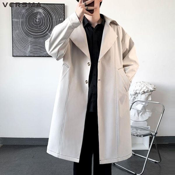 men's trench coats versma korean harajuku loose cloak jacket coat male windbreaker autumn gothic british style long black drop, Tan;black
men's trench coats versma korean harajuku loose cloak jacket coat male windbreaker autumn gothic british style long black drop, Tan;black