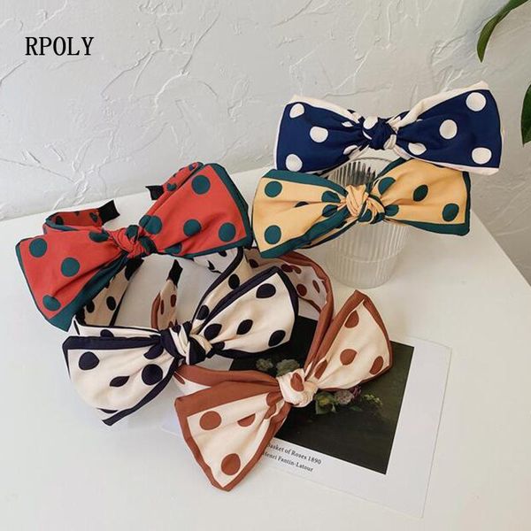 proly new fashion women headband big bow knot hair band classic point dot headwear turban hair accessories wholesale
proly new fashion women headband big bow knot hair band classic point dot headwear turban hair accessories wholesale