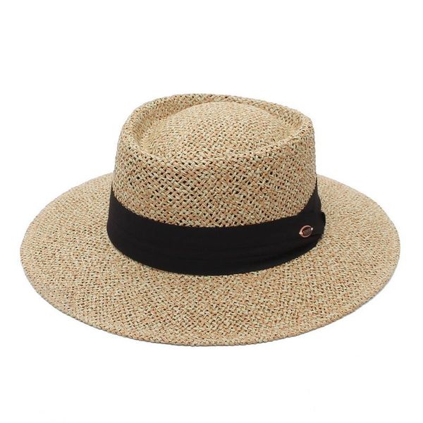 wide brim hats women men straw sun protection pork pie fedora summer beach hat for holiday outdoor travel, Blue;gray
wide brim hats women men straw sun protection pork pie fedora summer beach hat for holiday outdoor travel, Blue;gray