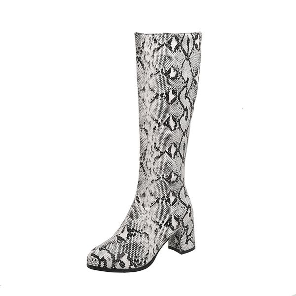 fantasy thick-heel-knee-length length toe round-toe high heels snake print pattern scales zipper women's boots 1vm4, Black
fantasy thick-heel-knee-length length toe round-toe high heels snake print pattern scales zipper women's boots 1vm4, Black