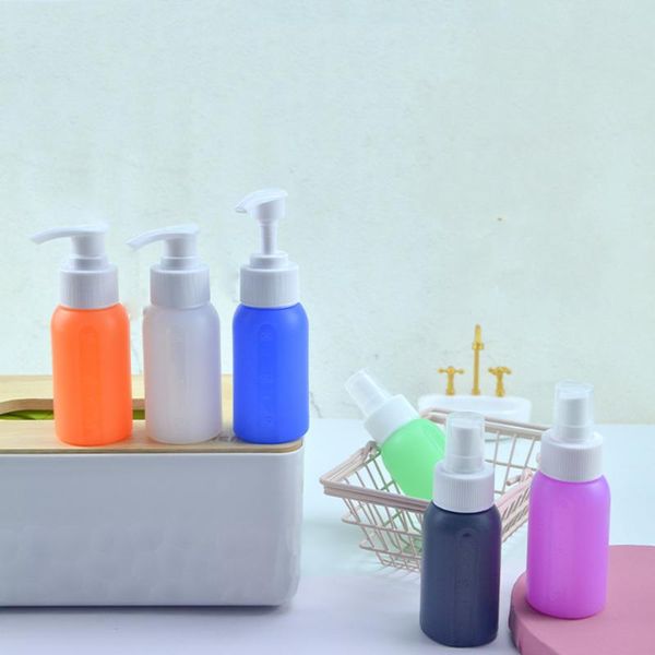 storage bottles & jars 6 colors spray bottle portable travel silica gelrefillable pump lotion empty cosmetic container 50ml
storage bottles & jars 6 colors spray bottle portable travel silica gelrefillable pump lotion empty cosmetic container 50ml
