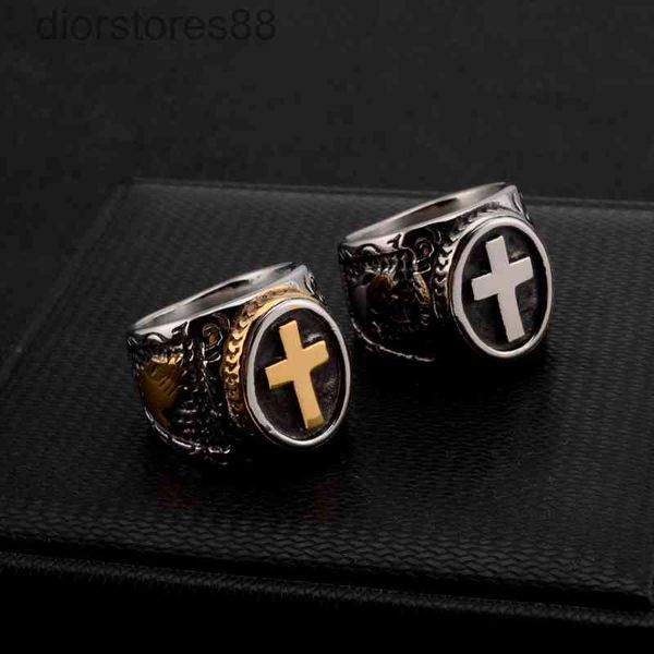 ring crow men's personality titanium steel cross index finger punk domineering hand jewelry, Silver
ring crow men's personality titanium steel cross index finger punk domineering hand jewelry, Silver