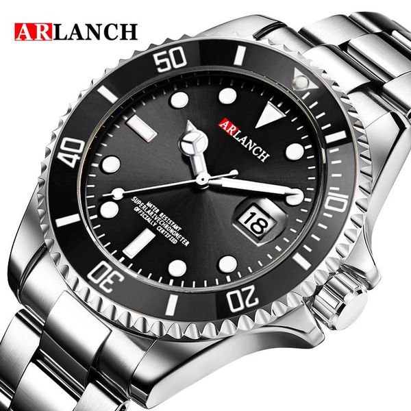 wristwatches arlanch watches men automatic date male sport waterproof stainless steel quartz watch relojes hombre, Slivery;brown
wristwatches arlanch watches men automatic date male sport waterproof stainless steel quartz watch relojes hombre, Slivery;brown