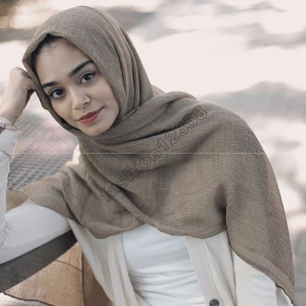 women plain crinkle hijab cotton scarf muslim fashion pleat scarves cotton shawls wraps stretchy headband long scarves 180*90cm, Blue;gray
women plain crinkle hijab cotton scarf muslim fashion pleat scarves cotton shawls wraps stretchy headband long scarves 180*90cm, Blue;gray