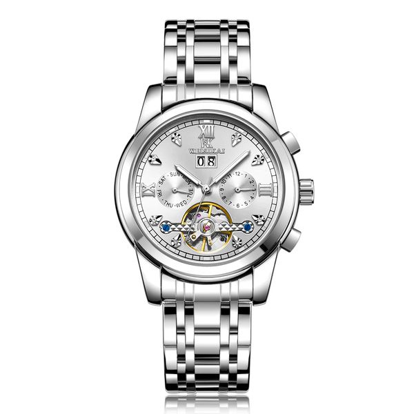 2022new automatic men's mechanical watch swimming level waterproof independent brandsupport, Slivery;brown
2022new automatic men's mechanical watch swimming level waterproof independent brandsupport, Slivery;brown