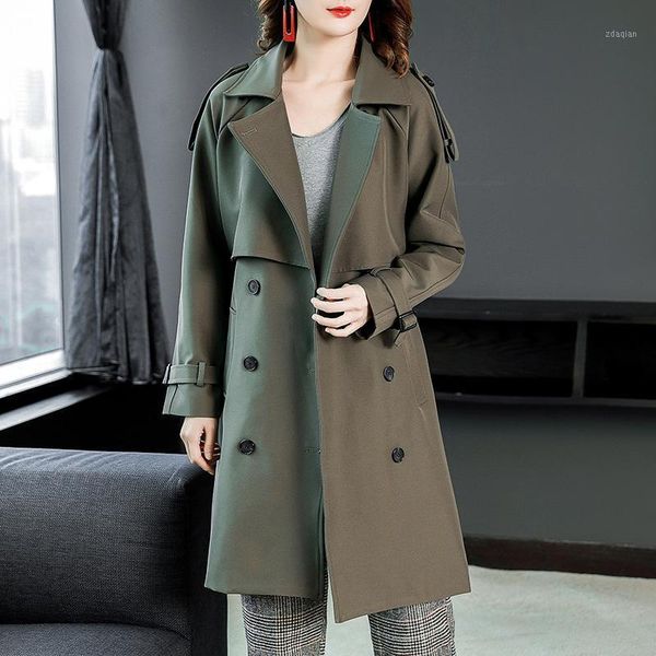 women's trench coats aecu autumn women long coat office lady simple classic with pocket chic female windbreaker outwears, Tan;black
women's trench coats aecu autumn women long coat office lady simple classic with pocket chic female windbreaker outwears, Tan;black