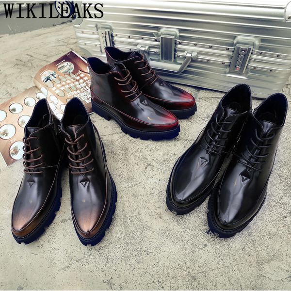 cowboy boots mens italian shoes brand designer leather boots men fashion shoes 2020 high ankle shoes men coiffeur erkek ayakkabi, Black
cowboy boots mens italian shoes brand designer leather boots men fashion shoes 2020 high ankle shoes men coiffeur erkek ayakkabi, Black