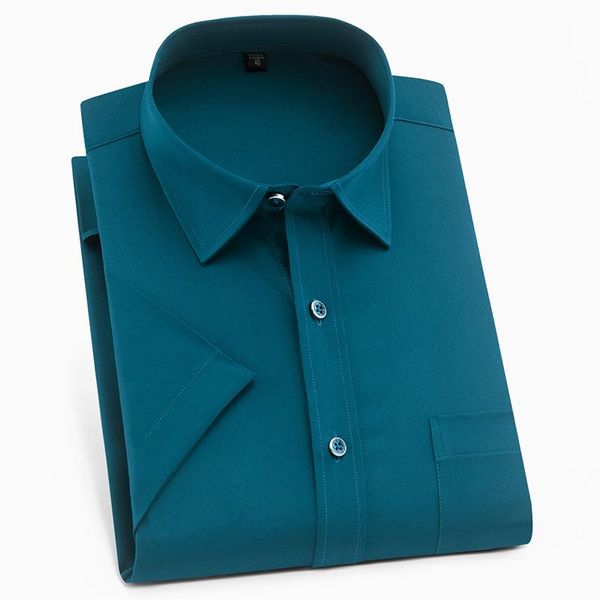 men's casual shirts solid shirt mens slim short sleeve for men work formal business camisa pocket non iron chemise homme, White;black
men's casual shirts solid shirt mens slim short sleeve for men work formal business camisa pocket non iron chemise homme, White;black