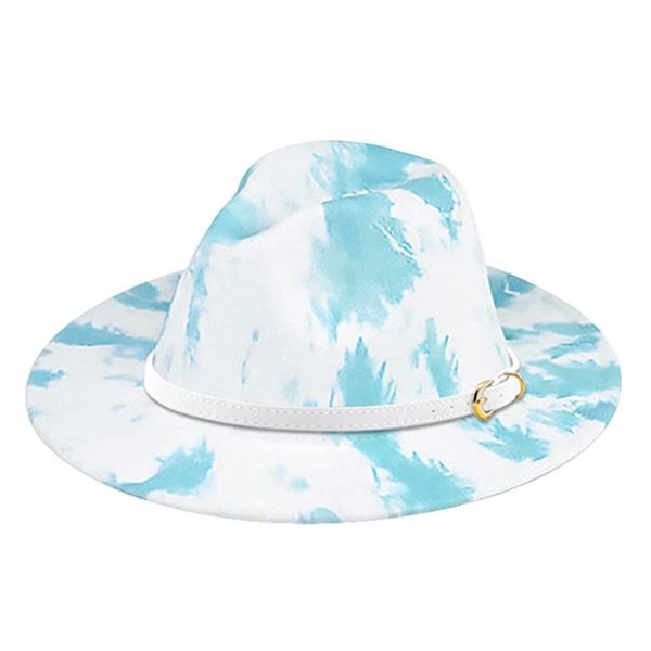 wide brim hats tie dye fedora felt hat wool dress panama special style ladies trilby gambler fashion cowboy party, Blue;gray
wide brim hats tie dye fedora felt hat wool dress panama special style ladies trilby gambler fashion cowboy party, Blue;gray