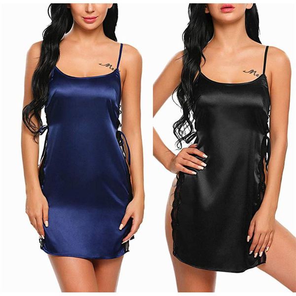 women's sleepwear women clothes fashion sleevless lace home dress sling nightgown side-slit female nightdress, Black;red
women's sleepwear women clothes fashion sleevless lace home dress sling nightgown side-slit female nightdress, Black;red