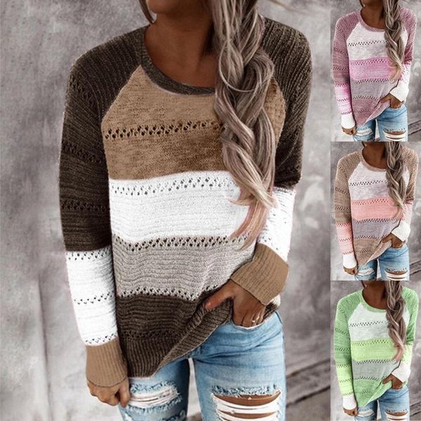 women 2021 raglan long sleeve sweater crew neck color block patchwork striped pullover casual loose knitwear jumper women's sweaters, White;black
women 2021 raglan long sleeve sweater crew neck color block patchwork striped pullover casual loose knitwear jumper women's sweaters, White;black