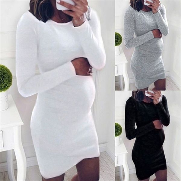 pregnancy autumn dresses pregnant women long sleeve bodycon o-neck casual mother home clothes maternity 210922, White
pregnancy autumn dresses pregnant women long sleeve bodycon o-neck casual mother home clothes maternity 210922, White