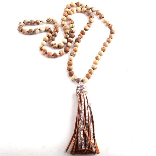 pendant necklaces fashion bohemian tribal jewelry stone long knotted tassel for women beads necklace, Silver
pendant necklaces fashion bohemian tribal jewelry stone long knotted tassel for women beads necklace, Silver