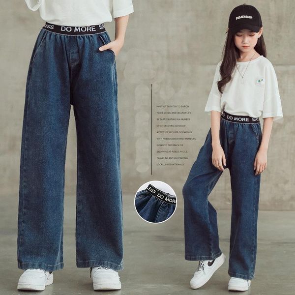 spring 2021 cotton children jeans fashion wide leg jeans for kids girls korean loose denim trousers 4 8 12 15years teen clothes, Blue
spring 2021 cotton children jeans fashion wide leg jeans for kids girls korean loose denim trousers 4 8 12 15years teen clothes, Blue