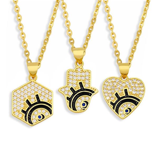 chains fashion evil eyes zircon geometric love necklace for women turkey vintage punk temperament clavicle chain jewelry trendy, Silver
chains fashion evil eyes zircon geometric love necklace for women turkey vintage punk temperament clavicle chain jewelry trendy, Silver