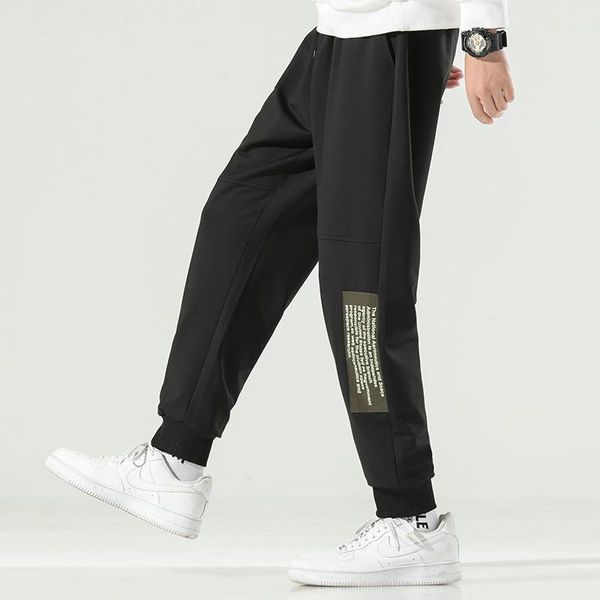 men's pants trousers male slim spring and autumn casual overalls korean version trend movement jogging, Black
men's pants trousers male slim spring and autumn casual overalls korean version trend movement jogging, Black