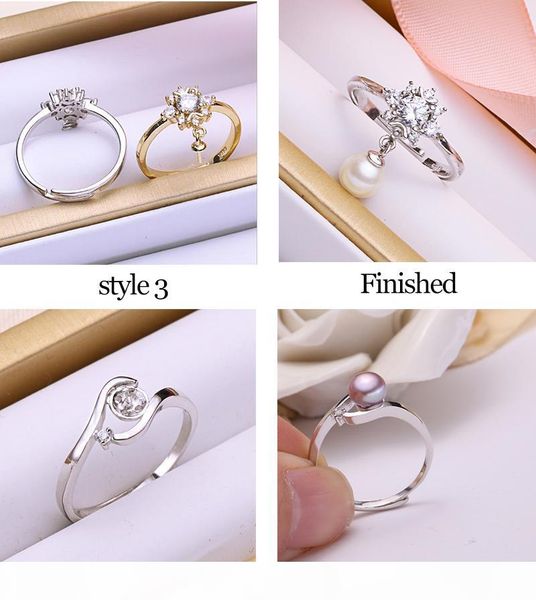 mljy pearl ring settings 50% sliver rings settings 6 styles diy rings adjustable size jewelry settings christmas gift, Slivery;crystal
mljy pearl ring settings 50% sliver rings settings 6 styles diy rings adjustable size jewelry settings christmas gift, Slivery;crystal