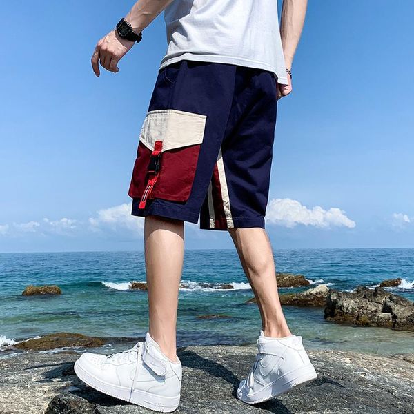 men's shorts capris summer versatile 2021 leisure sports pants youth tooling streetwear sweatpants joggers, White;black
men's shorts capris summer versatile 2021 leisure sports pants youth tooling streetwear sweatpants joggers, White;black