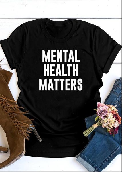 mental health matters art t shirt funny 100% cotton casual fashion tumblr street style graphic women quote tshirt tee, White
mental health matters art t shirt funny 100% cotton casual fashion tumblr street style graphic women quote tshirt tee, White