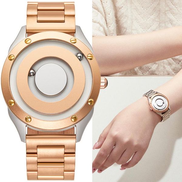 wristwatches eutour original women's magnetic quartz watch, simple luxury 36mm dial. 25mm stainless steel strap, Slivery;brown
wristwatches eutour original women's magnetic quartz watch, simple luxury 36mm dial. 25mm stainless steel strap, Slivery;brown