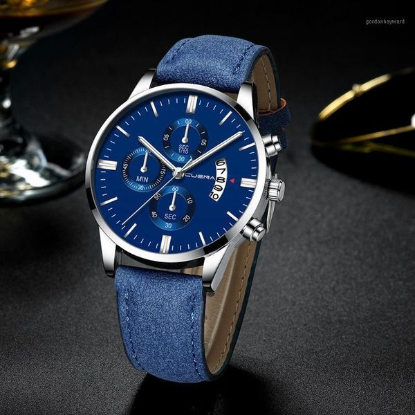 wristwatches men's watch stainless steel sport analog leather band quartz wristwatch mens relojes hombre 2021 erkek kol saati, Slivery;brown
wristwatches men's watch stainless steel sport analog leather band quartz wristwatch mens relojes hombre 2021 erkek kol saati, Slivery;brown