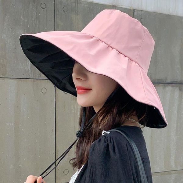 wide brim hats 2021 fashion women brand bob bucket hat sun outdoor sports travel beach caps fishermen hip hop female cap, Blue;gray
wide brim hats 2021 fashion women brand bob bucket hat sun outdoor sports travel beach caps fishermen hip hop female cap, Blue;gray