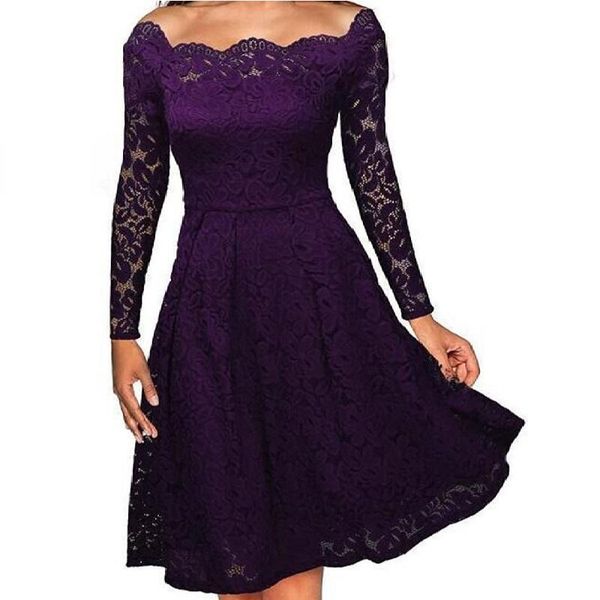 casual dresses summer autumn women dress plus size fashion slash neck off shoulder big hem long/short sleeve lace for one-piece, Black;gray
casual dresses summer autumn women dress plus size fashion slash neck off shoulder big hem long/short sleeve lace for one-piece, Black;gray