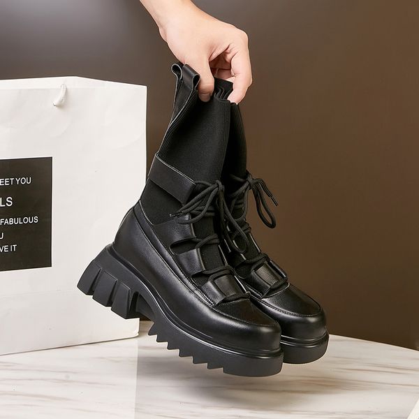 Botas Women Motorcycle Ankle Boots Wedges Female Lace Up Platforms Spring Black Leather Oxford Shoes Woman 2021 New Botas Mujer
Botas Women Motorcycle Ankle Boots Wedges Female Lace Up Platforms Spring Black Leather Oxford Shoes Woman 2021 New Botas Mujer