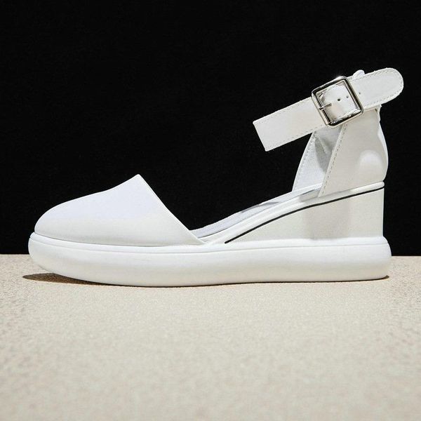 dress shoes 2021 summer white baotou slope heel increased women's sandals breathable korean casual pumps, Black
dress shoes 2021 summer white baotou slope heel increased women's sandals breathable korean casual pumps, Black