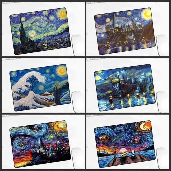 mouse pads & wrist rests mairuige van gogh oil painting pad black seamed rubber art speed small size for 18x22x2mm desk mat
mouse pads & wrist rests mairuige van gogh oil painting pad black seamed rubber art speed small size for 18x22x2mm desk mat