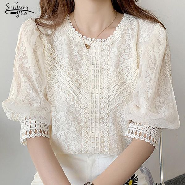 women's blouses & shirts summer fashion elegant sweet crochet lace hollow floral chiffon women shirt o neck short sleeve loose blouse, White
women's blouses & shirts summer fashion elegant sweet crochet lace hollow floral chiffon women shirt o neck short sleeve loose blouse, White